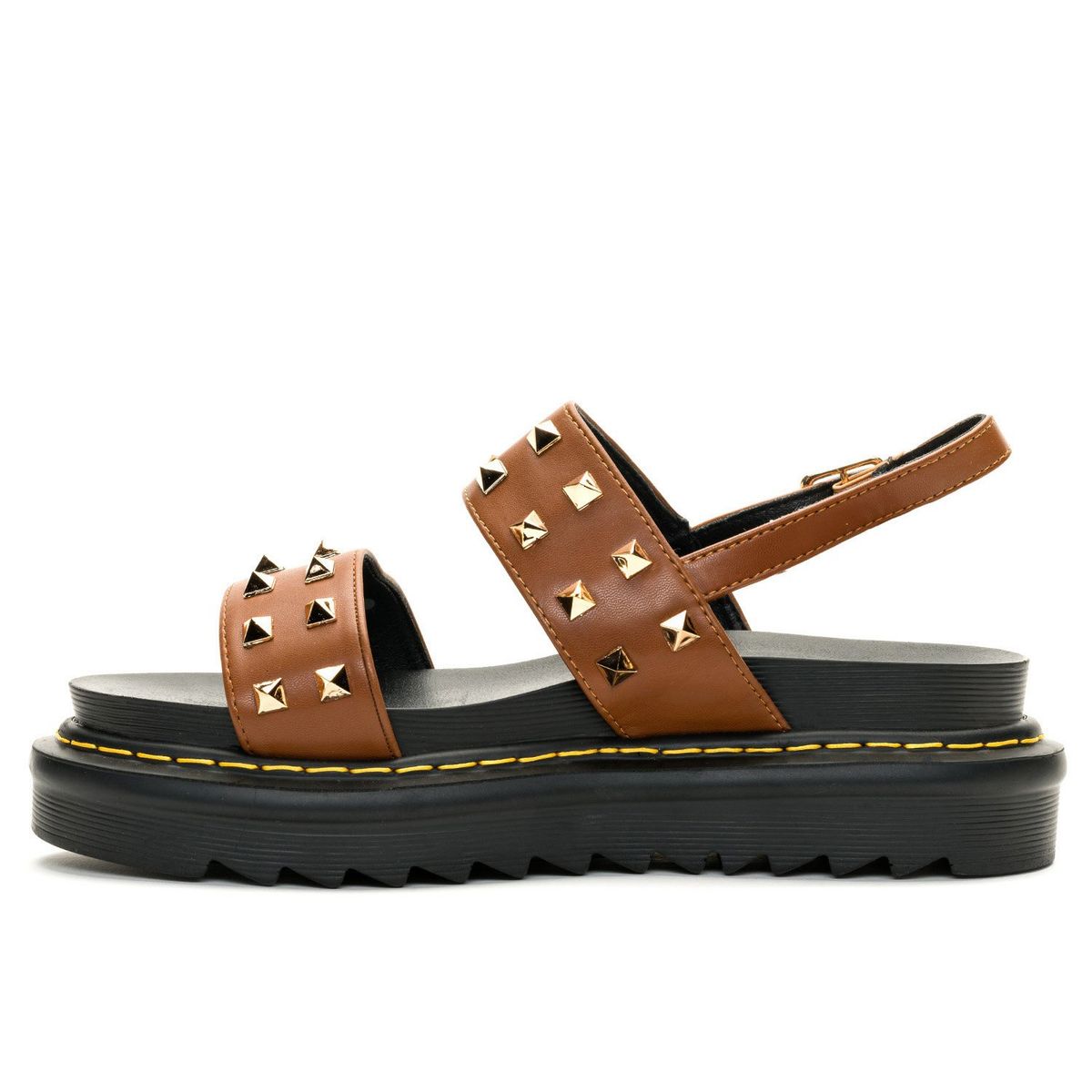 LANDAZURI - Sandalia Mujer Café Nadine Chinitown