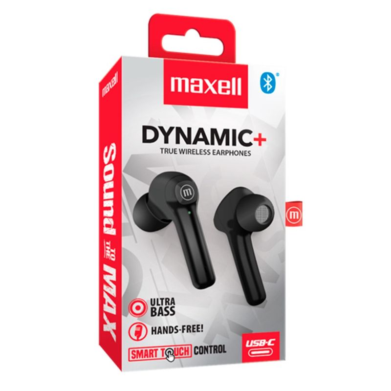MAXELL - Audífonos Bluetooth Dynamic TW Maxwell Negro