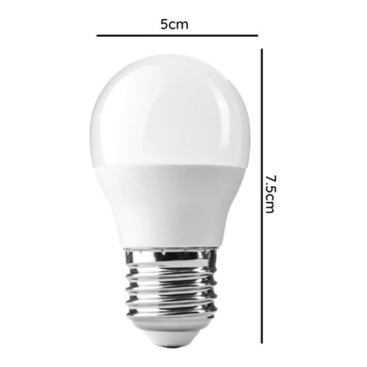MEGABRIGHT - Ampolleta Led Mini Bola E27 Rosca Normal 5w G45
