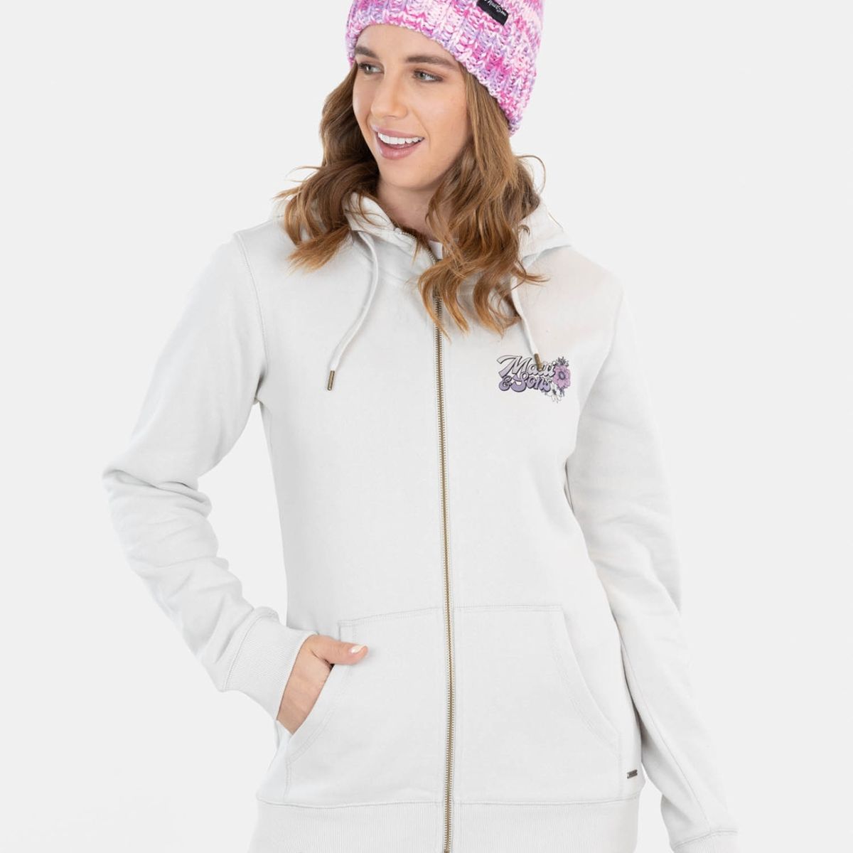 MAUI AND SONS - Poleron Montreal Blanco Mujer Maui And Sons