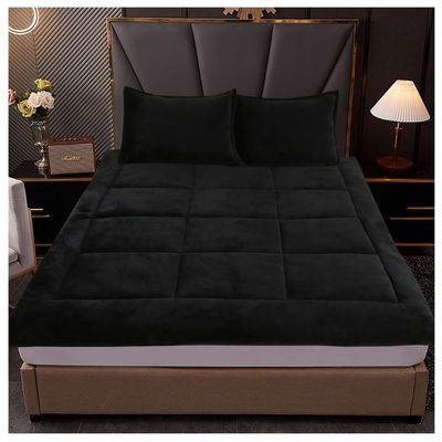 Imagen 2 del producto Cubre Colchón Protector Acolchado Grueso 2 Plazas Elástico