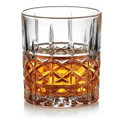 ALLEGRA - Vasos De Vidrio Bajos Para Tragos Cóctel Whisky 330ml