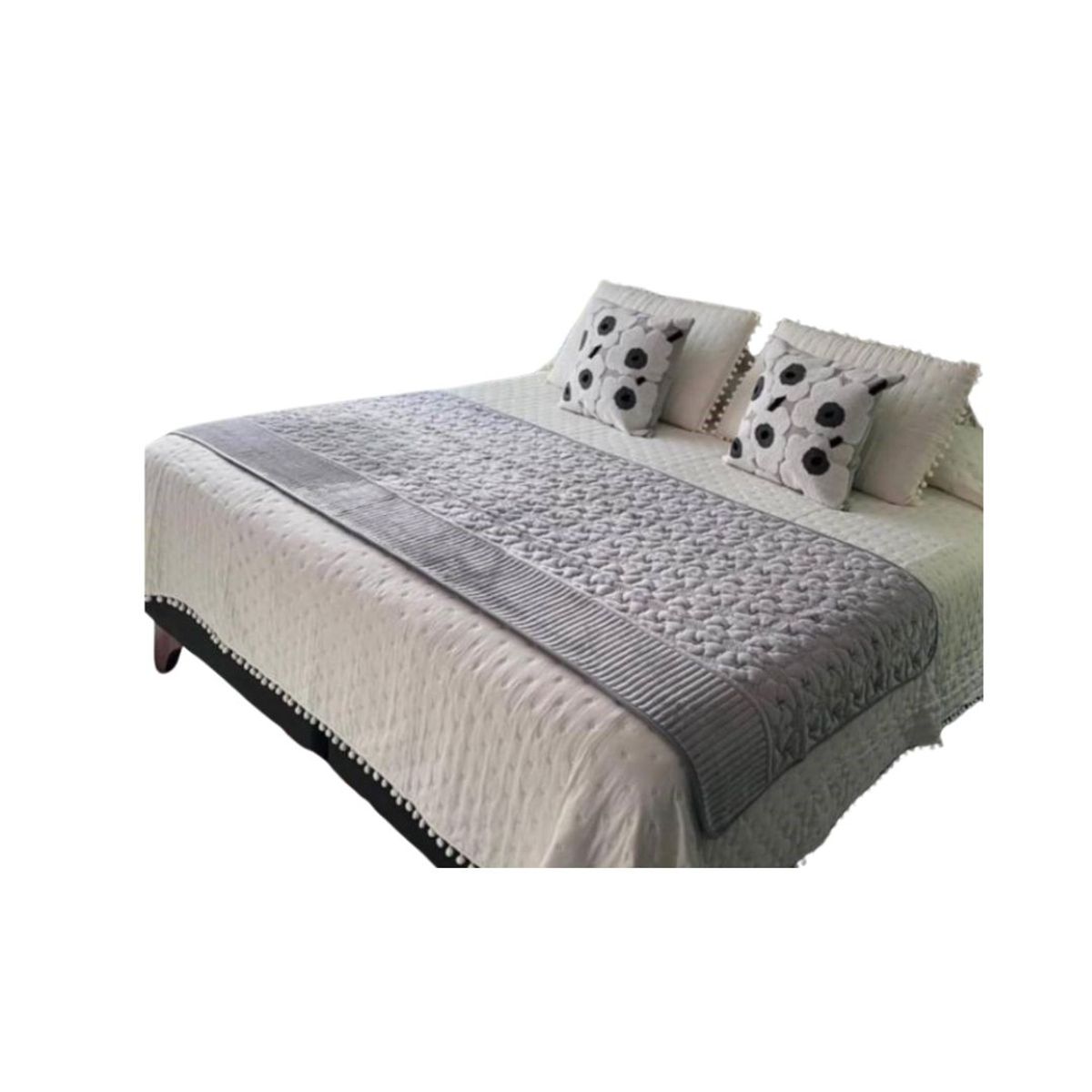 GENERICO - Piecera De Cama Cubrecama Polar Plush 210cmx95cm Unicolor