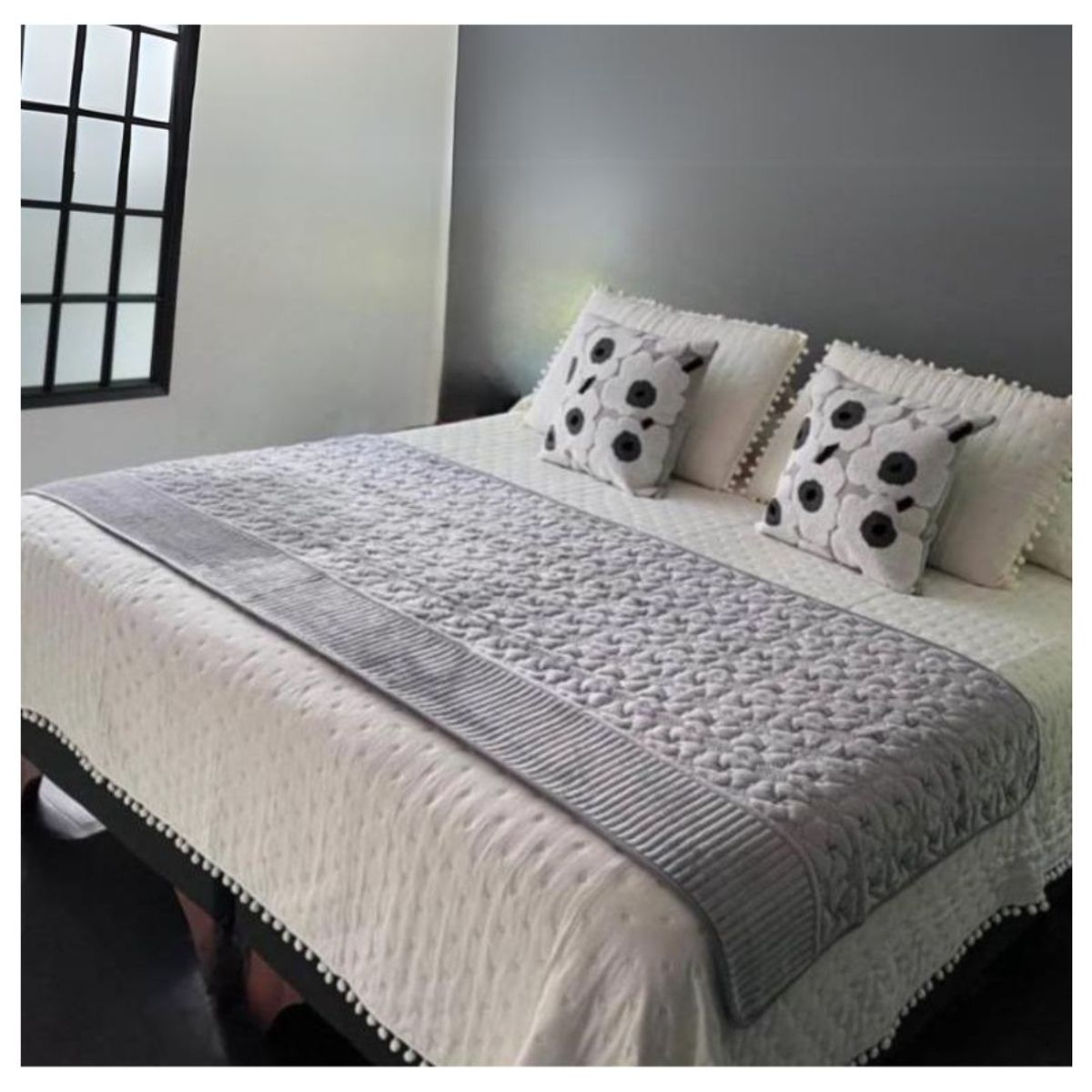 GENERICO - Piecera De Cama Cubrecama Polar Plush 210cmx95cm Unicolor