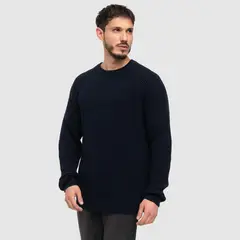 BUBBA - Sweater Knitted Navy Blue Black