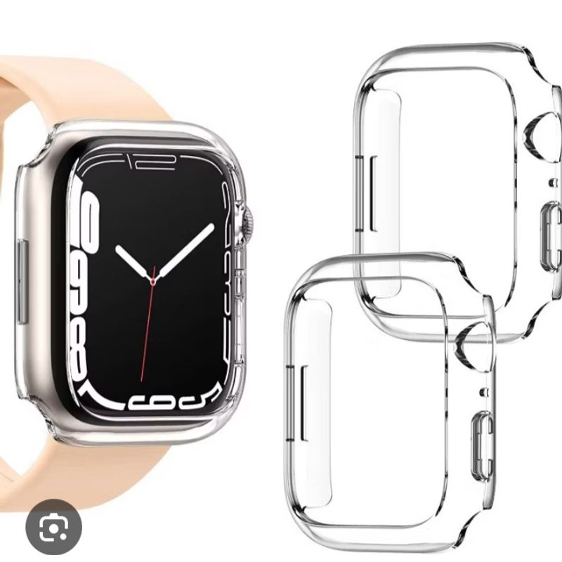 GENERICO - Carcasa 360° Transparente con Glass Protector para Apple Watch 40 mm