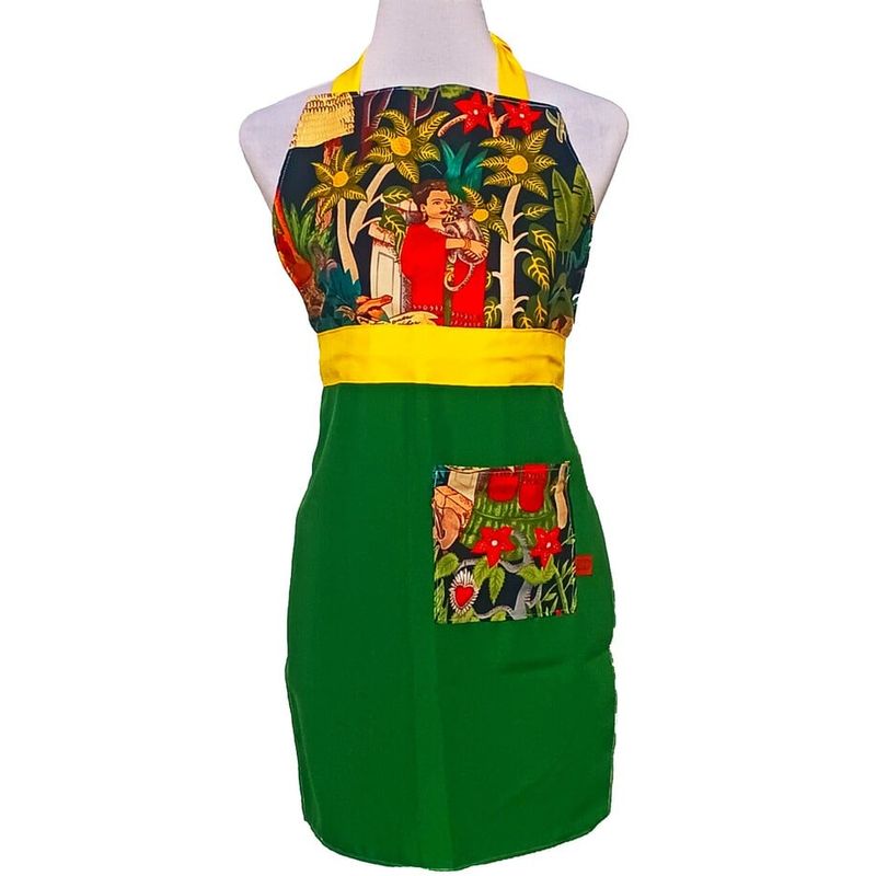 GENERICO - DELANTAL DE COCINA  ALGODÓN AMERICANO - FRIDA