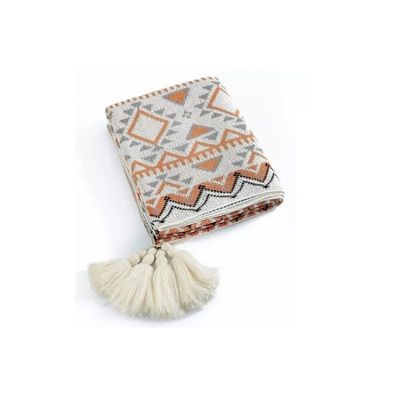 Imagen 2 del producto Manta Decorativa Tejida Para Sillon Piecera Cama Bohemia