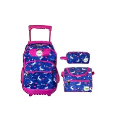 EKIZDE - Mochila Con Ruedas Lochera Estuche D6 Jp Ideas