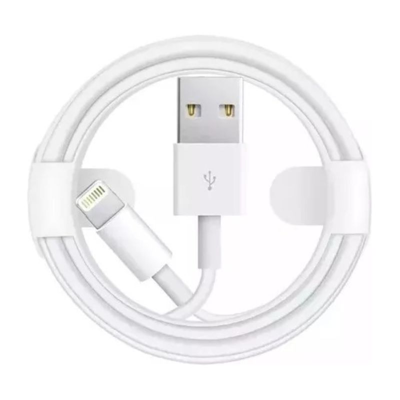 GENERICO - Cable Cargador Lightning 1 Metro Compatible iPhone iPad