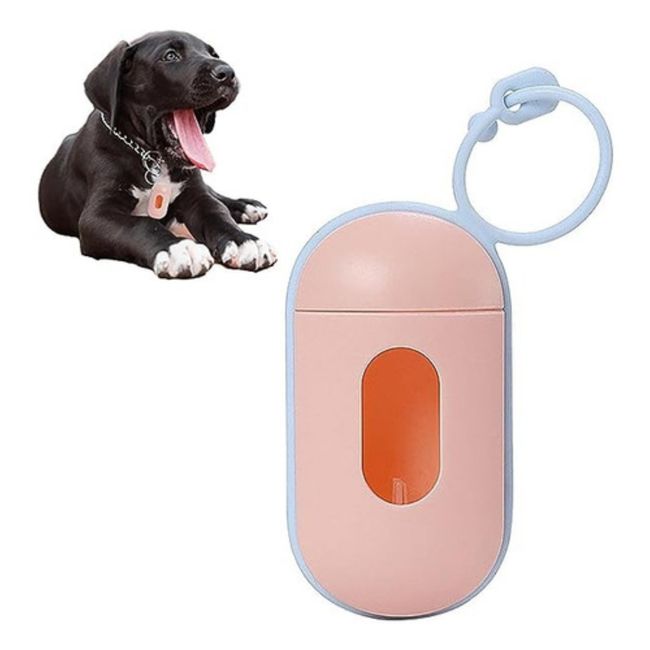 GENERICO - Practico Dispensador Porta Bolsa Desechos Mascotas Paseo