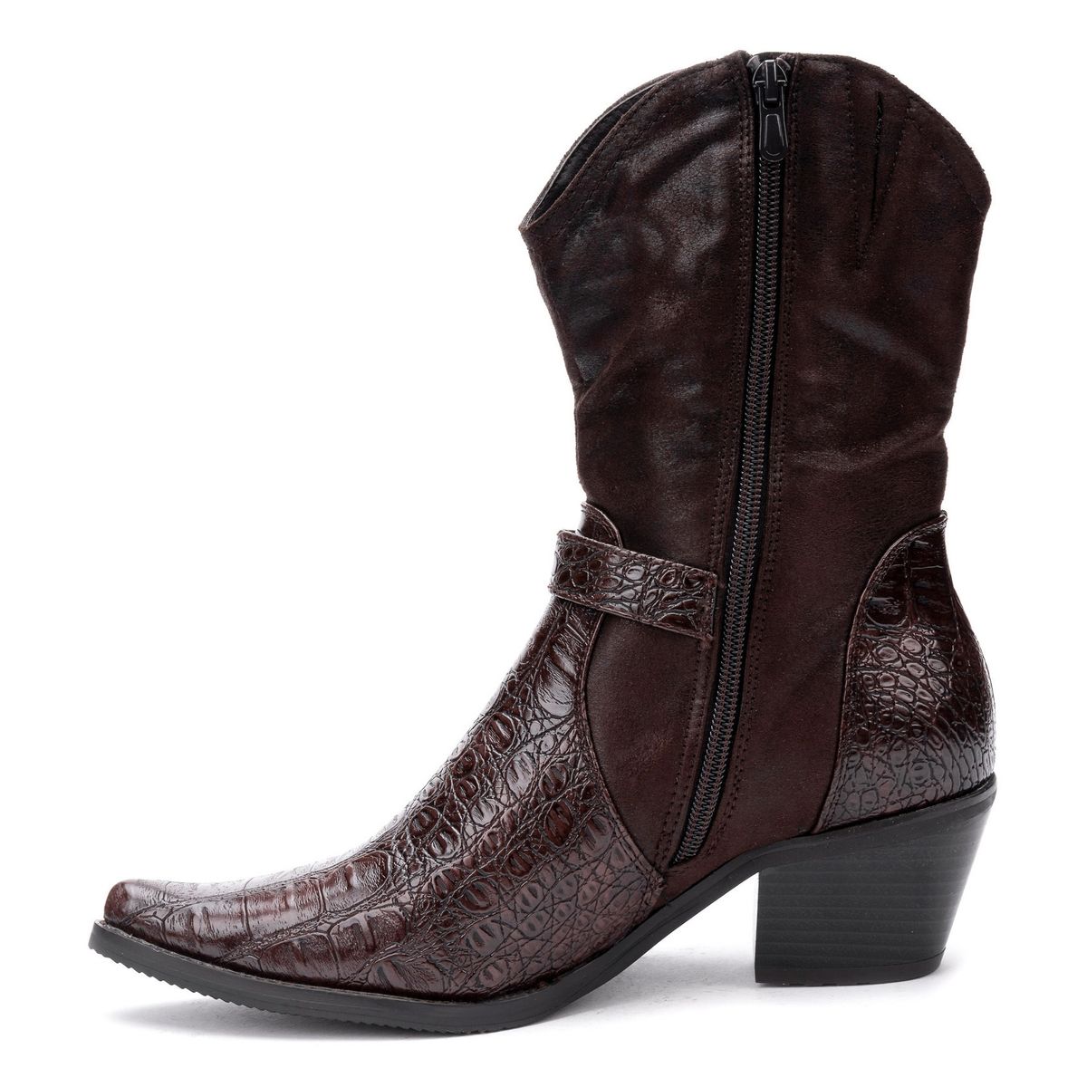 CHINITOWN - Bota Mujer Café oscuro Donia Chinitown