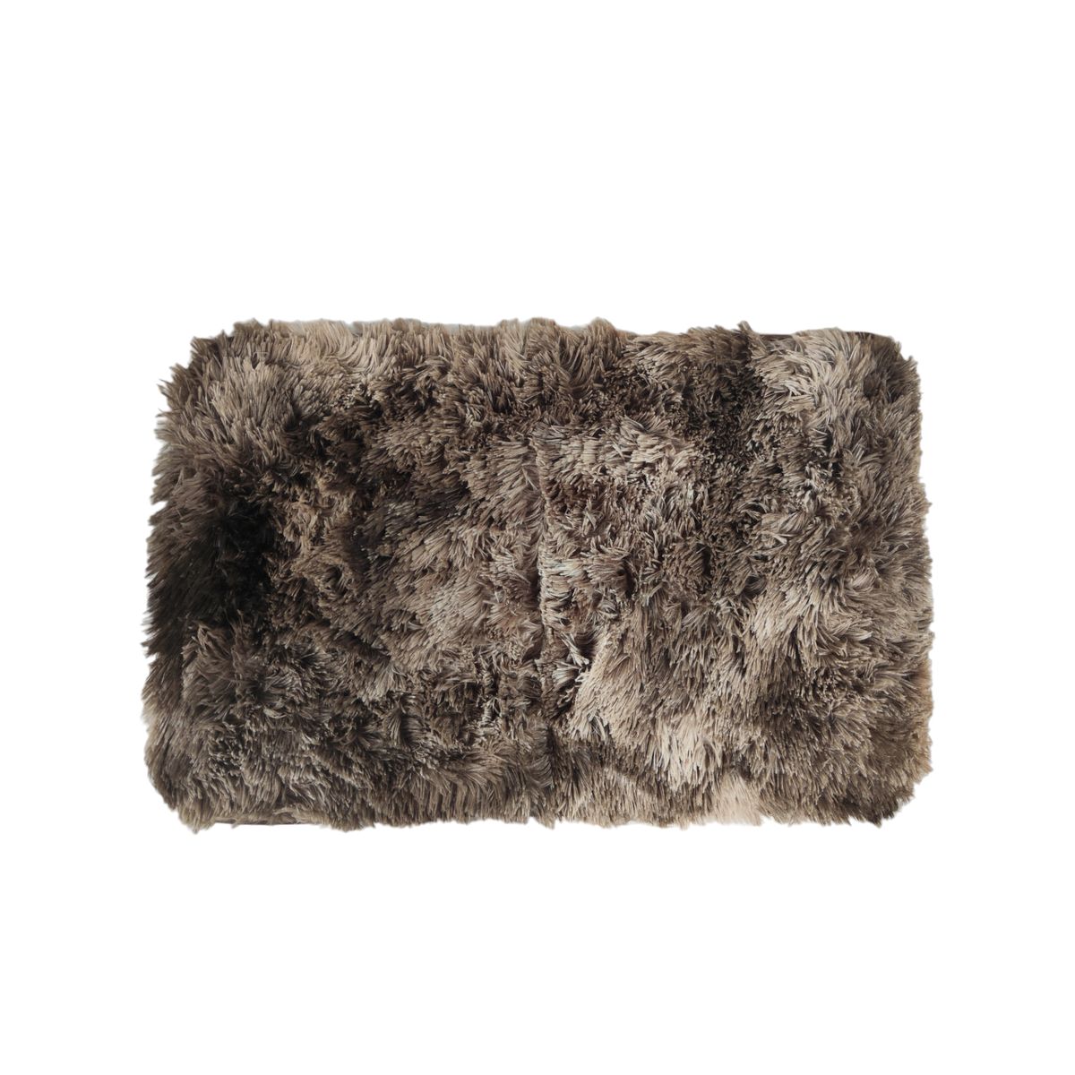 GENERICO - Alfombra bajada de cama 80x50cms Cafe Jaspeado