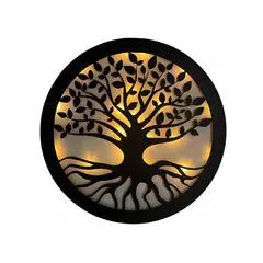 GENERICO - Cuadro Árbol De La Vida Luz Cálida