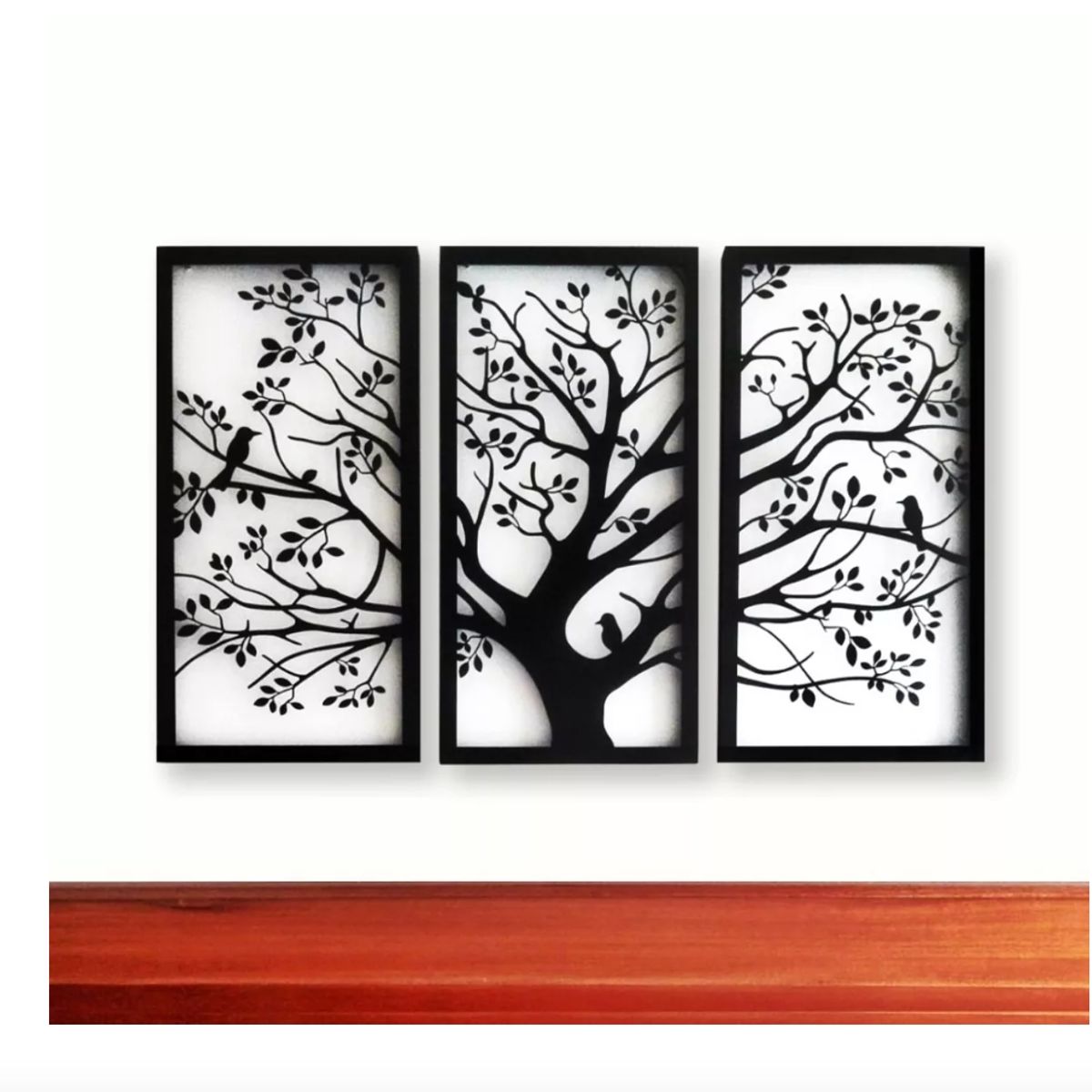 GENERICO - Cuadro Decorativo Tríptico Árbol De La Vida
