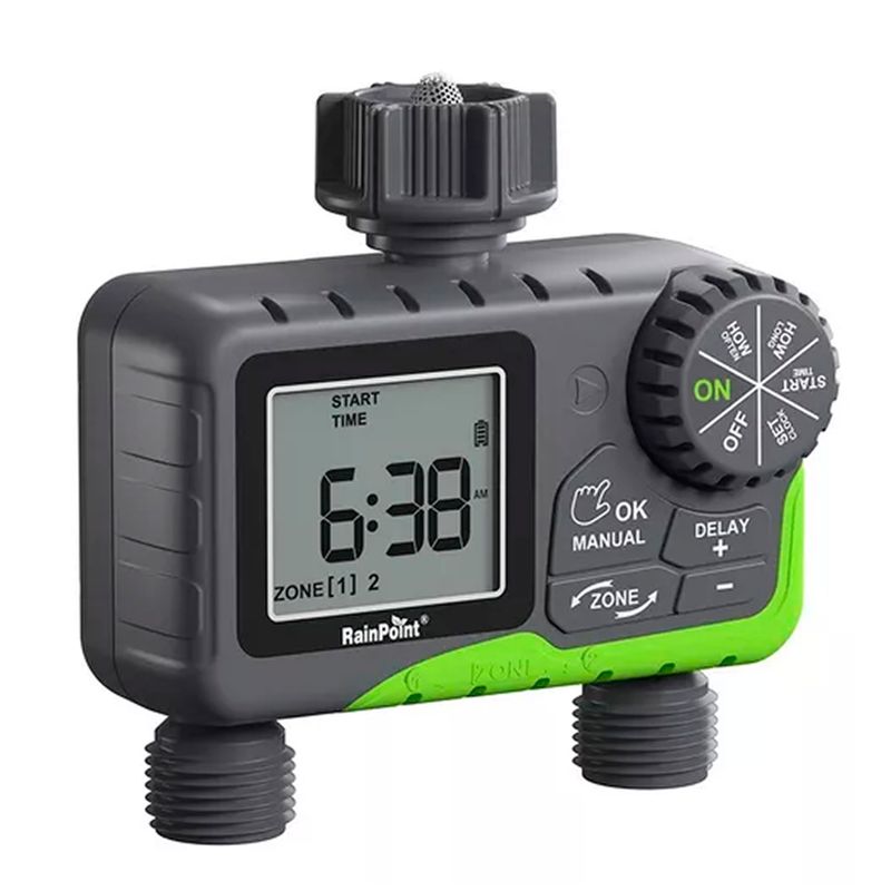 OFERTABKN - Programador Riego Automatico Controlador Digital 2 Zonas