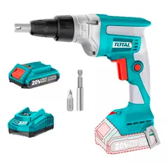TOTAL TOOLS - Atornillador Drywall Inalambrico 20v Bat + Cargador Total.