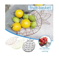 GENERICO - Cesta Decorativo Estilo Nórdico Cesta Para Frutas Piña