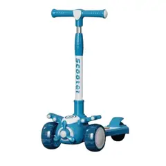 GENERICO - Scooter Monopatín Niños Avión Celeste