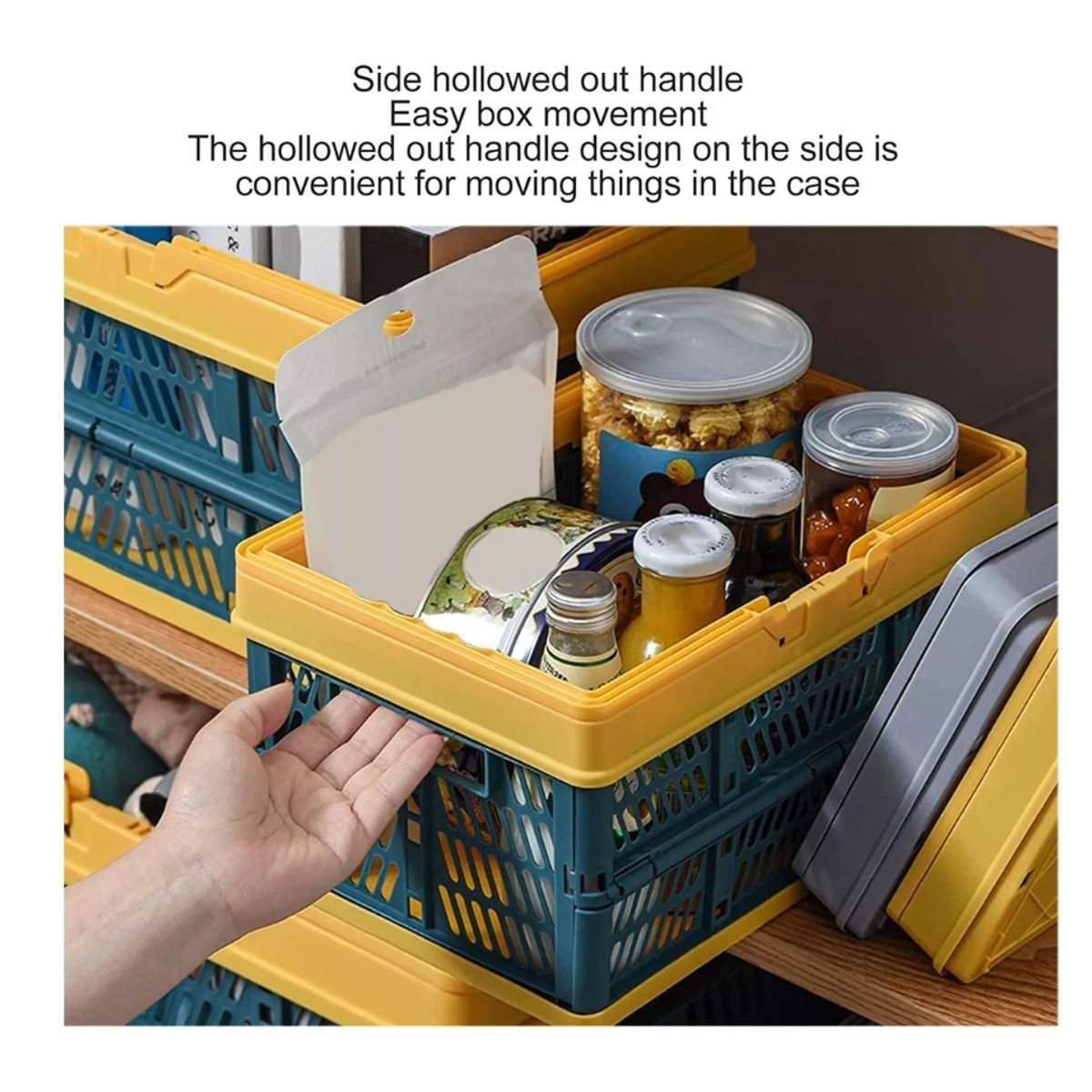 GENERICO - Cestas Organizadoras Plegable Canasto Camping Almacenamiento