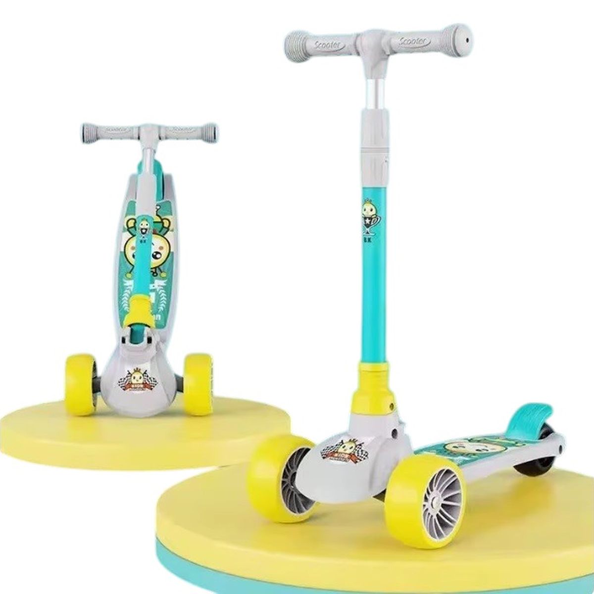 GENERICO - Monopatín Niños Gris Verde