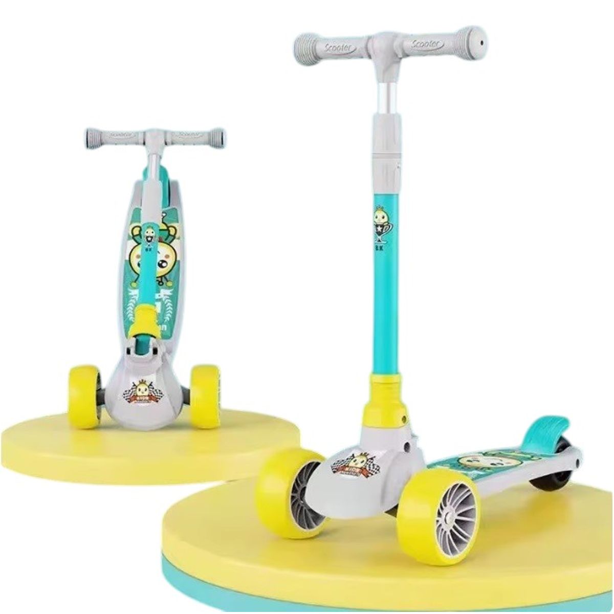 GENERICO - Monopatín Niños Gris Verde