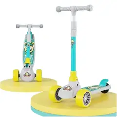 GENERICO - Scooter Monopatín Niños Gris Verde