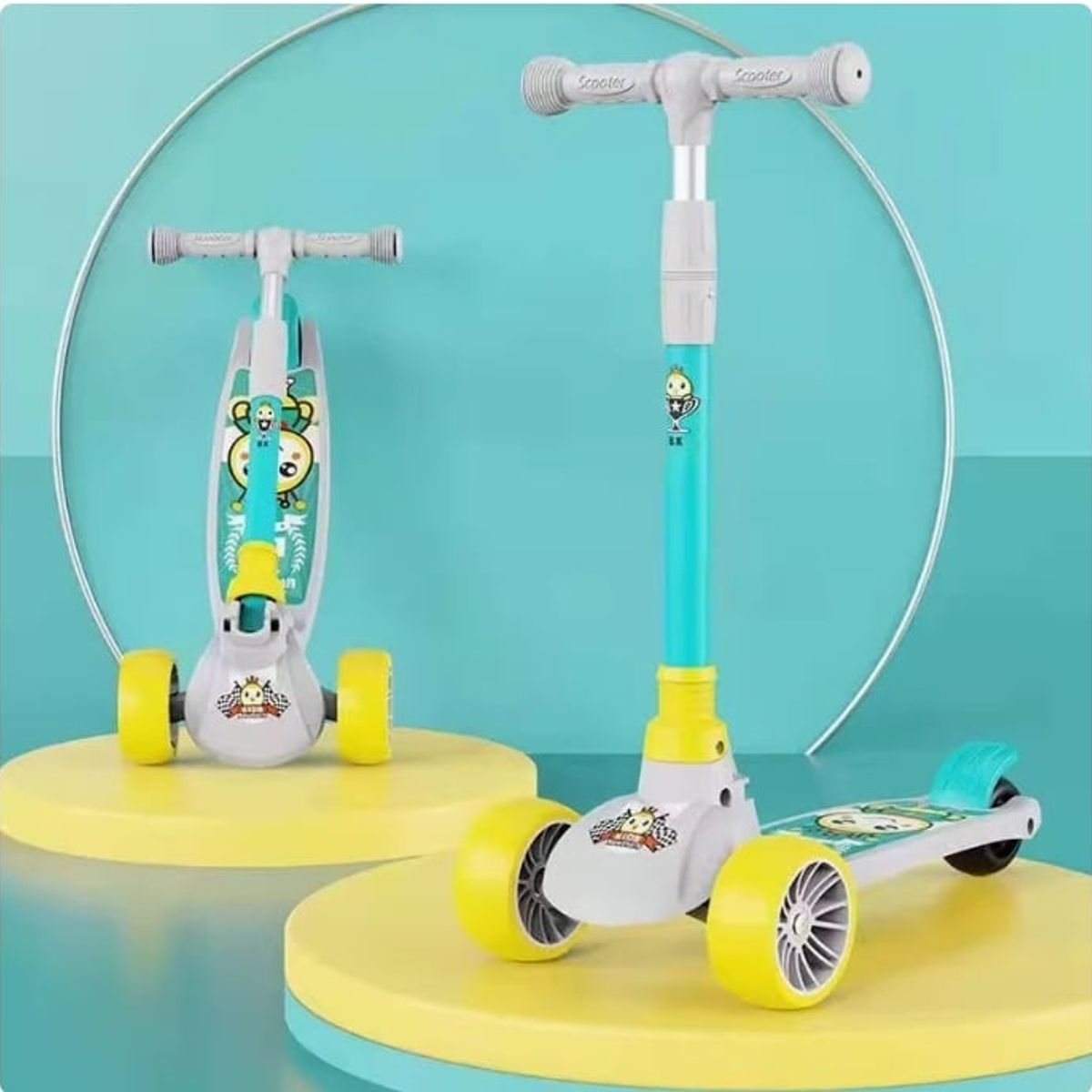 GENERICO - Monopatín Niños Gris Verde