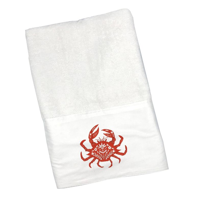 TUYO PRINT - Toalla de Mano Surfing Cangrejo Rojo