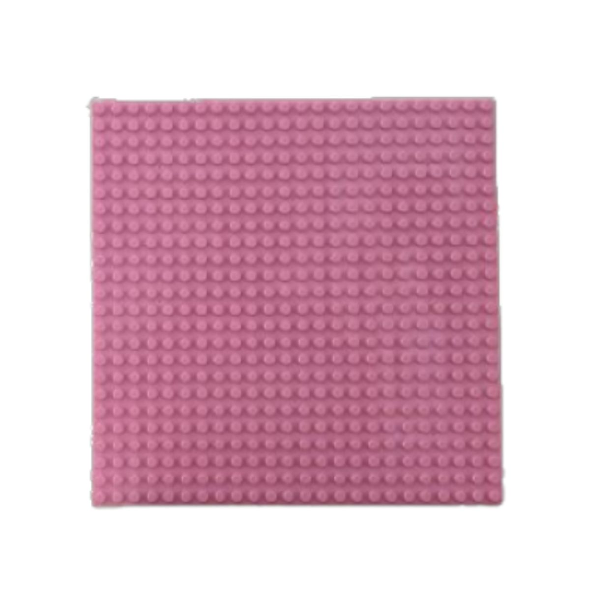 GENERICO - Placa Base Compatible Con Bloques 26 Cm 32 X 32 Puntos Rosado