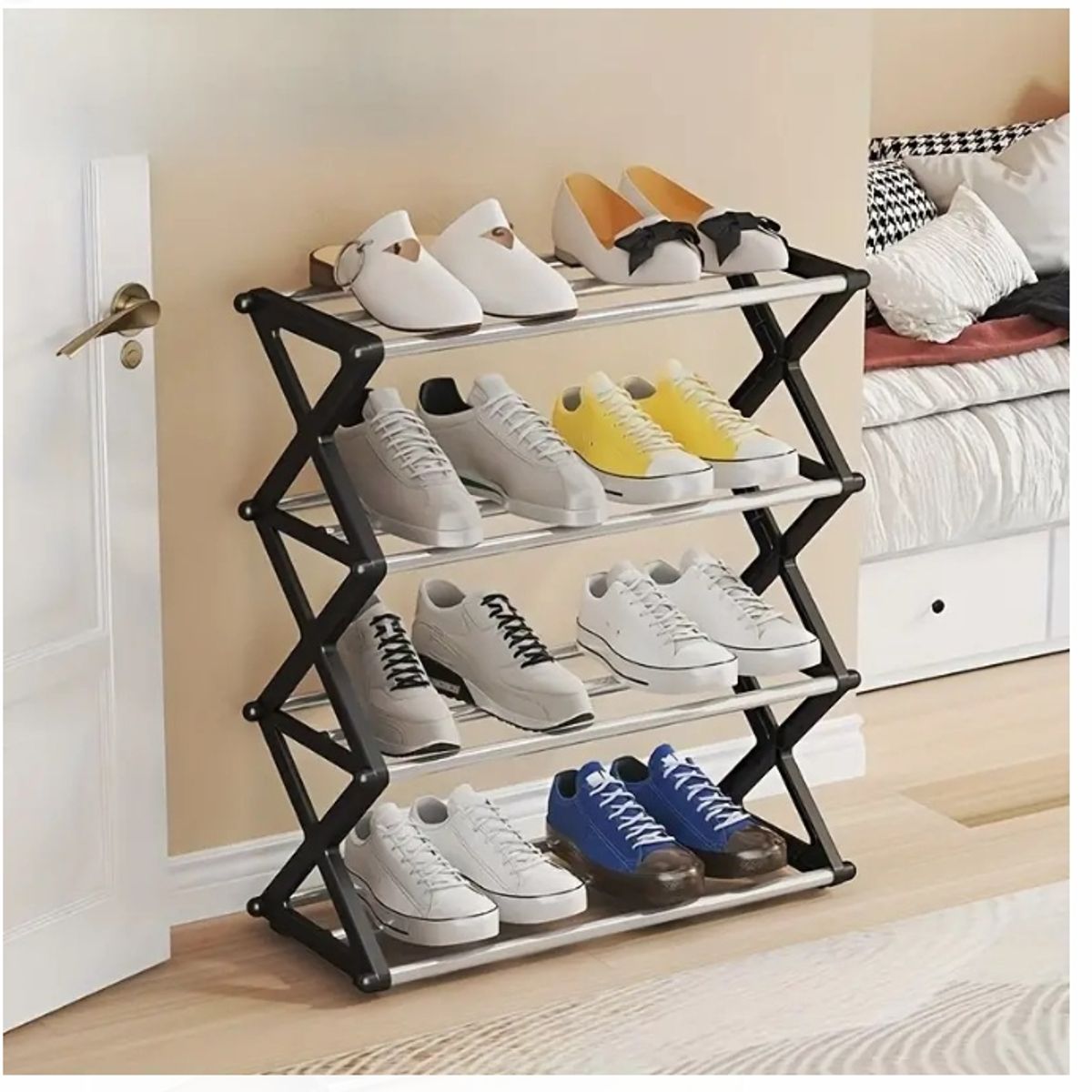 GENERICO - Organizador estante para zapatos práctico multifunción 4 niveles