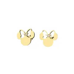 LUXURYJOYAS - Aros Minnie Mouse Oro 18kt Bañado - Niña Mujer LUXURYJOYASCL