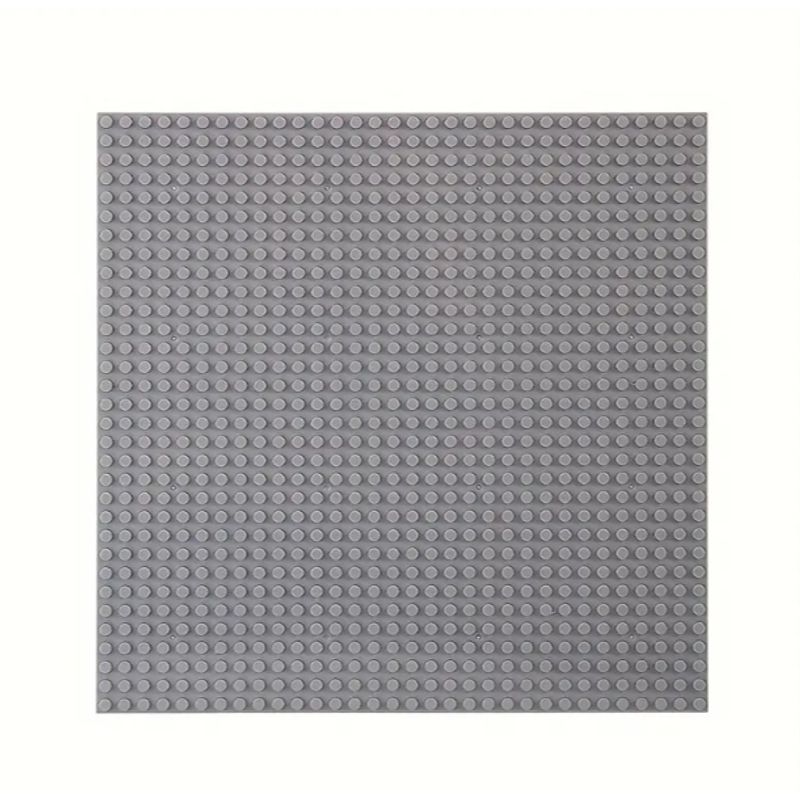 GENERICO - Placa Base Compatible Con Lego 26 Cms. 32 X 32 Puntos Gris