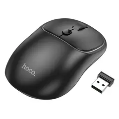 HOCO - Mouse Inalambrico Bluetooth + Wireless USB 1600 dpi GM25 Negro
