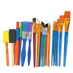 FOSKA - Pinceles Brochas Esponjas de artista 22 piezas