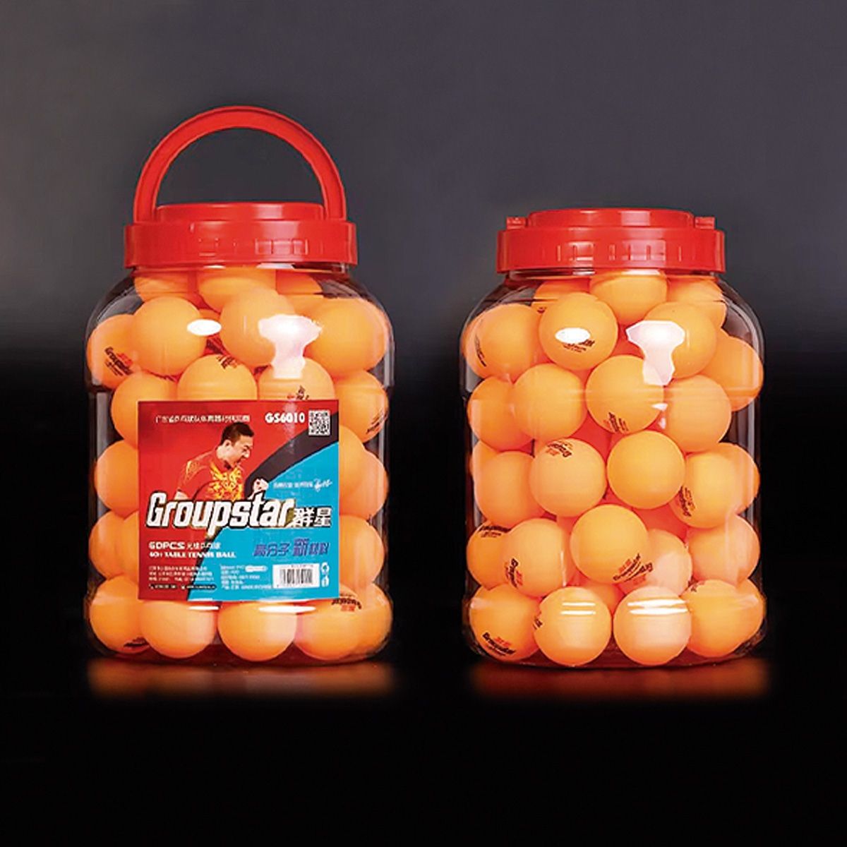 GENERICO - Tarro 60 Pelotas Ping Pong Groupstar 40+ Training Gs6010