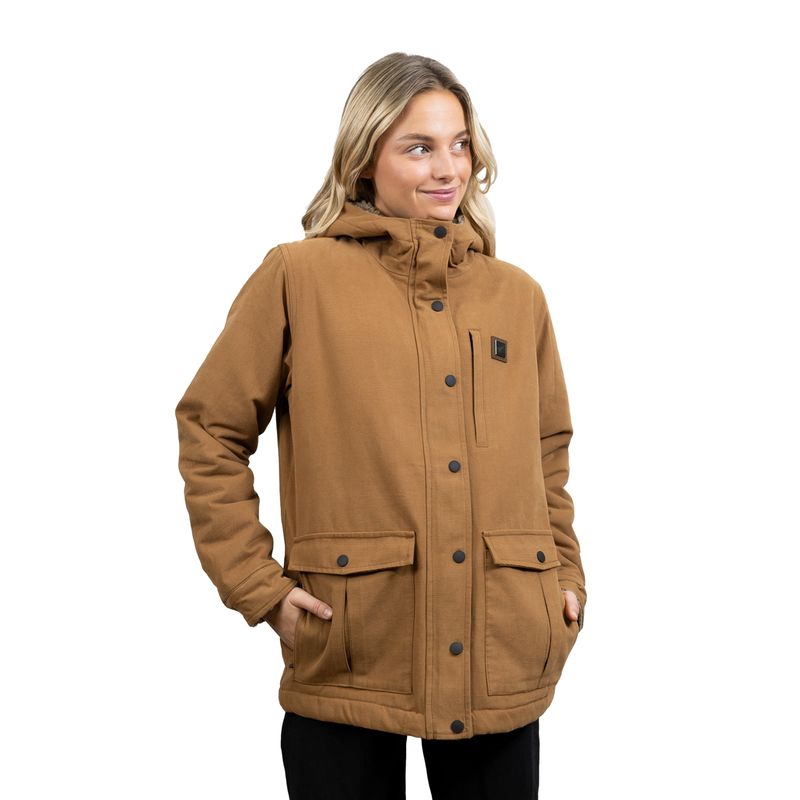 FALCONE - Chaqueta Canvas Reversible Woodstone V2 Mujer Falcone