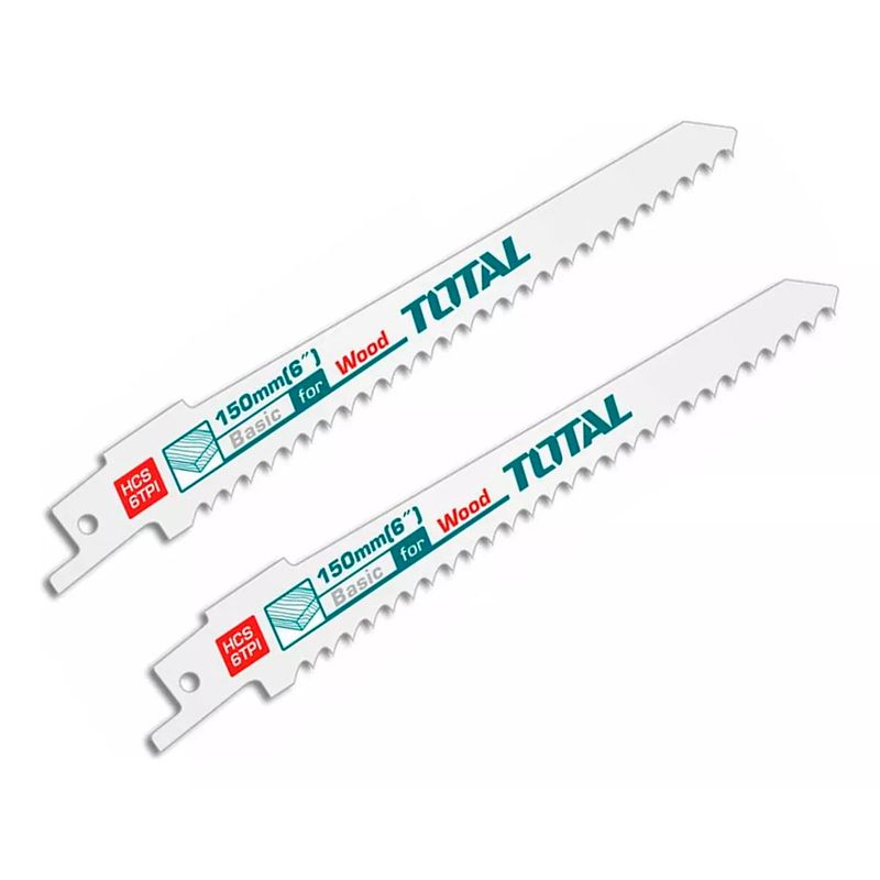 TOTAL TOOLS - Set Repuesto Hoja Para Sierra Sable Madera 2 Pcs Total