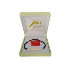 MALLORCA - Pulsera de con Cristales Onix elástica