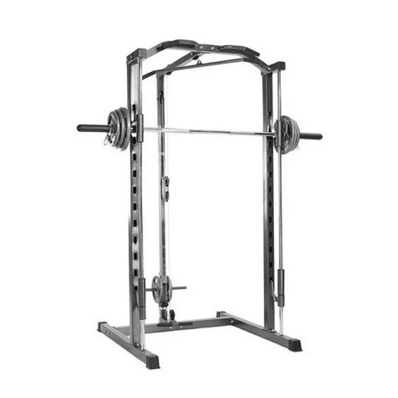 JUGUETON - Máquina Jaula Potencia Power Rack Crossfit Gym Smith