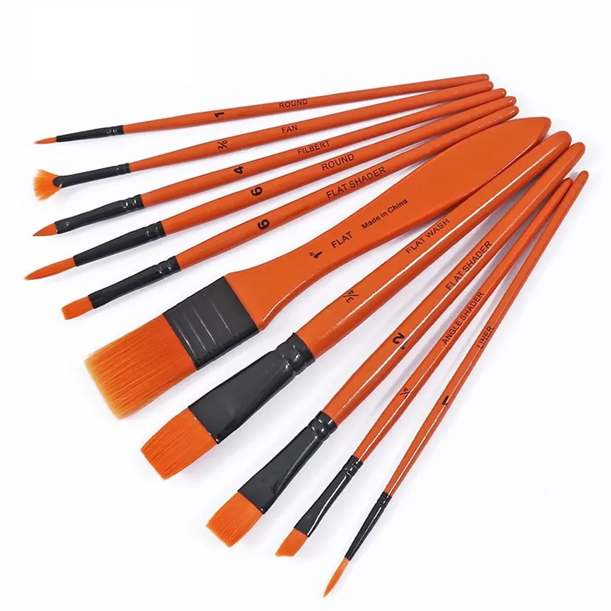 FOSKA - Set de 11 pinceles de acuarela calidad + Estuche