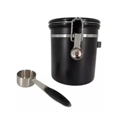 GENERICO - Contenedor Hermético Para Café Color Negro 15lt