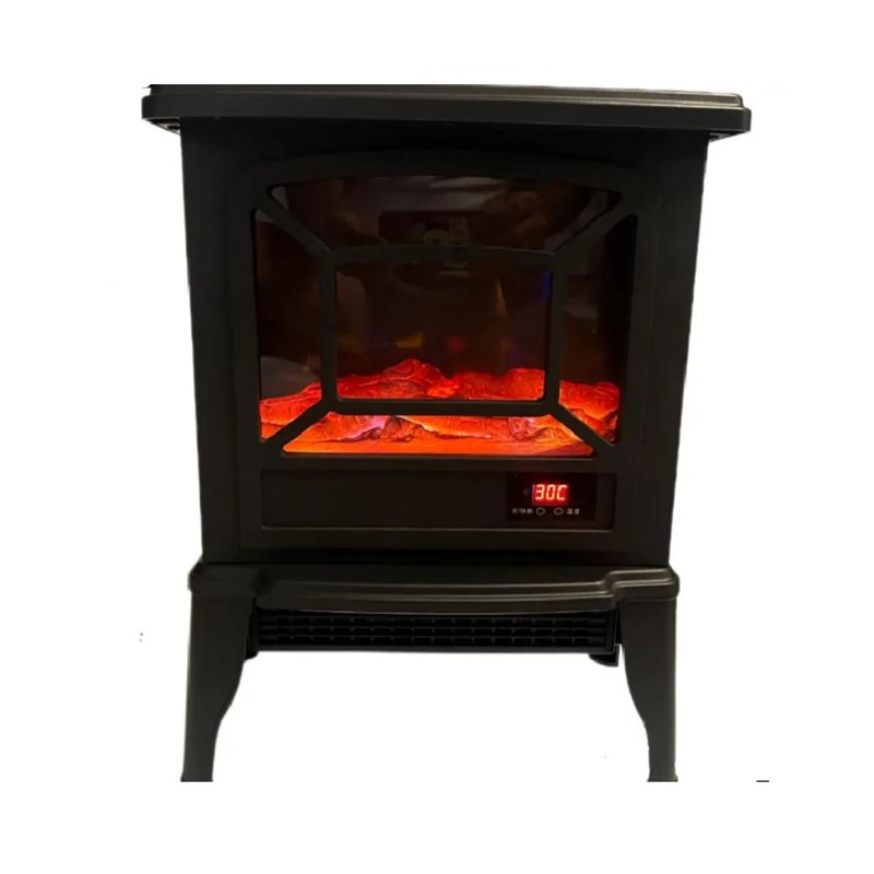 ARTIHOGAR - Chimenea  Eléctrica Control Remoto  Vintage Llama 3 D 2000W