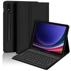 GENERICO - Funda con Teclado para Samsung Galaxy Tab S9 FE 10.9 /S9 11 /Negro 109