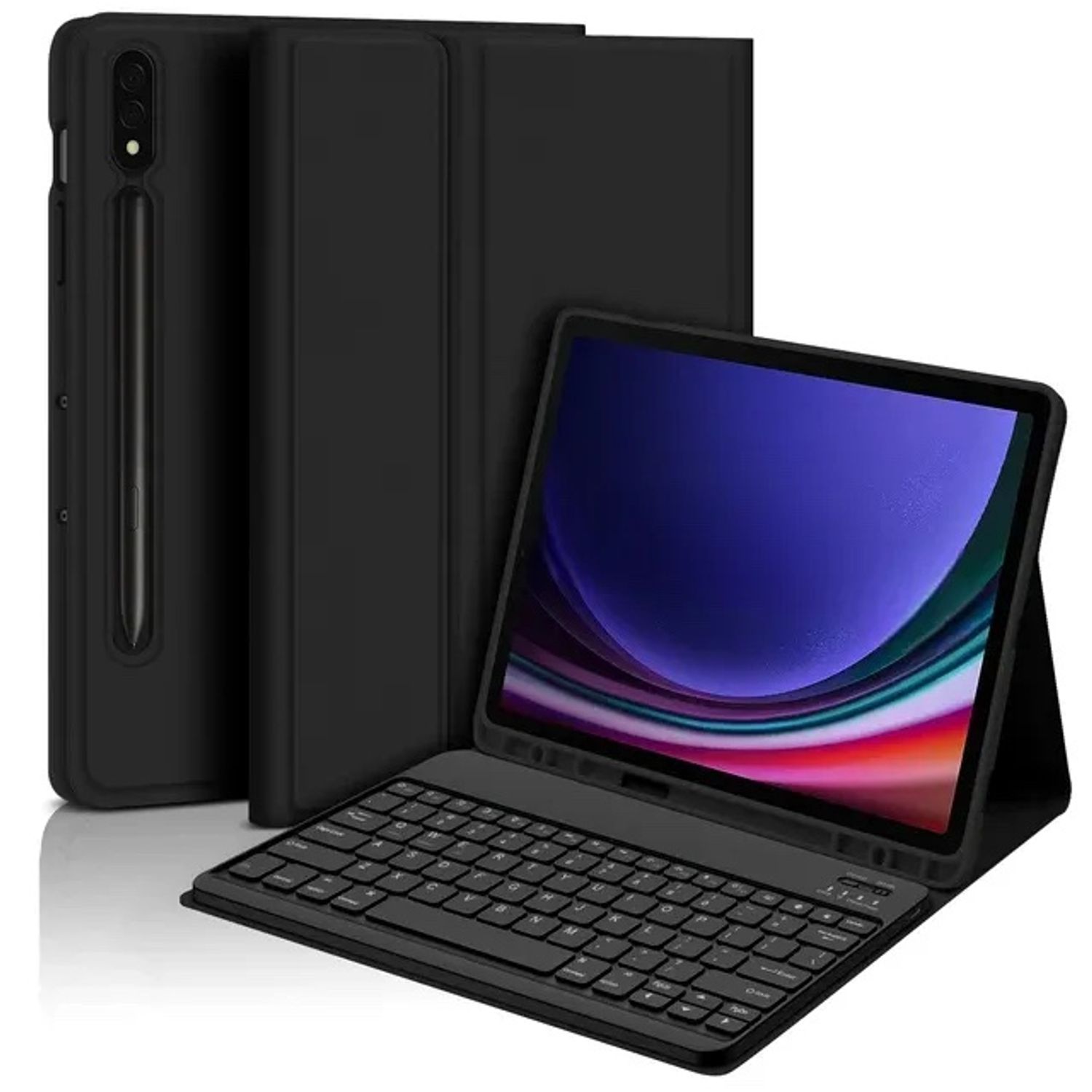 GENERICO Funda con Teclado para Samsung Galaxy Tab S9 FE plus /S9