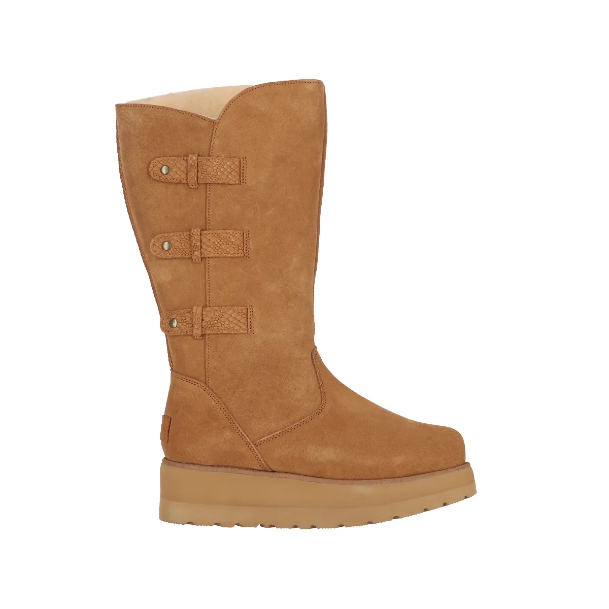 BAMERS - Bota Bamers Cadiz High Cuero Mujer Caramel
