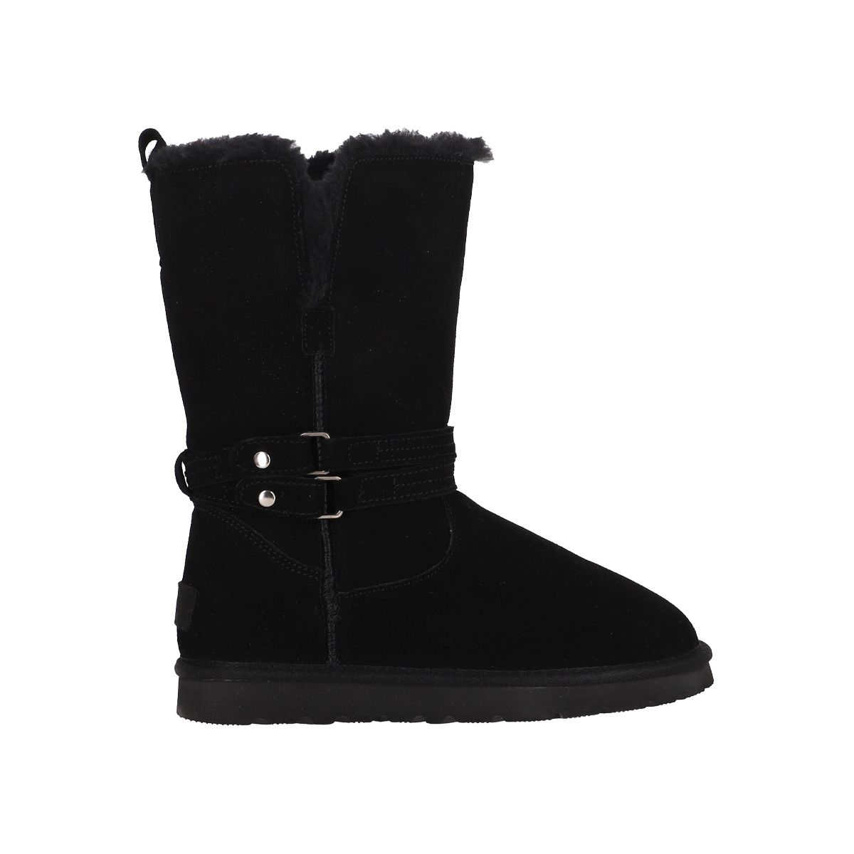 BAMERS - Bota Mujer  Bamers Blast Belt Cuero Negro