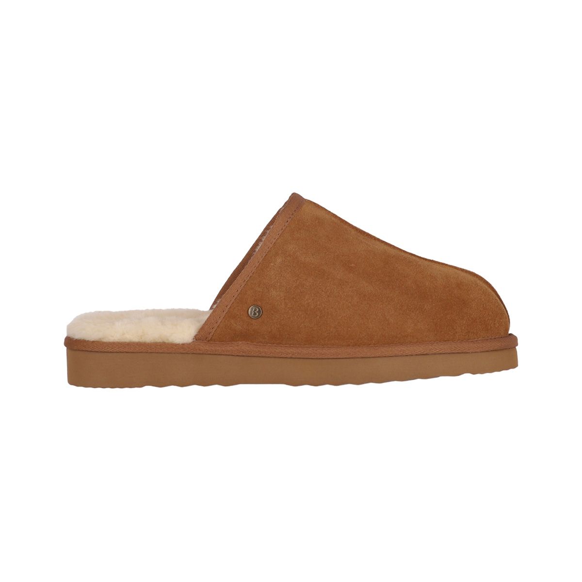 BAMERS - Pantufla Bamers Slipper Cuero Hombre Caramel