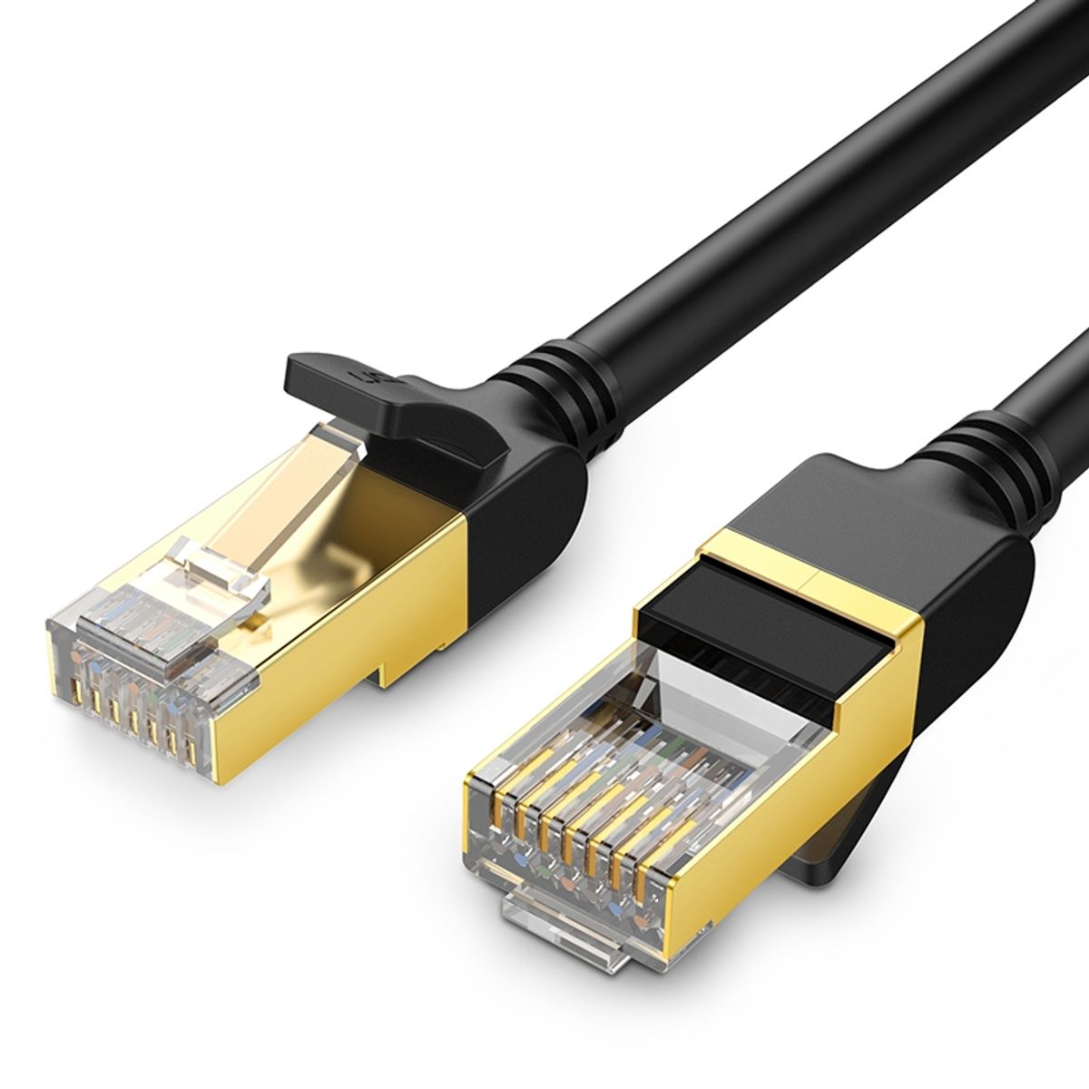 UGREEN - Cable de Red Plano 2 Metros CAT7 UFTP 10Gbps Negro UGREEN NW106