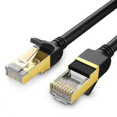 UGREEN - Cable de Red 15 Metros CAT7 FFTP 10Gbps Negro NW107